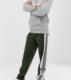 Джоггеры цвета хаки на кнопках adidas Originals Adibreak - Зеленый
