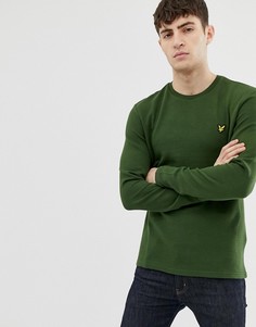 Лонгслив Lyle & Scott - Зеленый