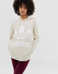 Худи Adidas Originals Trefoil - Бежевый