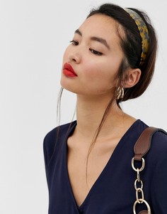 Повязка на голову с черепаховым принтом ASOS DESIGN - Мульти