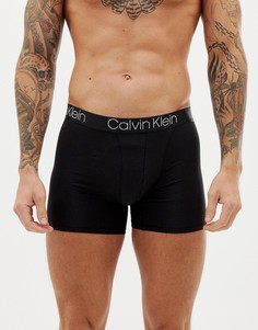 Боксеры-брифы из хлопка и модала Calvin Klein Luxe - Черный