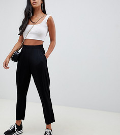 Трикотажные брюки галифе ASOS DESIGN Petite Ultimate - Черный