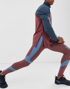 Беговые леггинсы с компрессионными вставками ASOS 4505 - Мульти