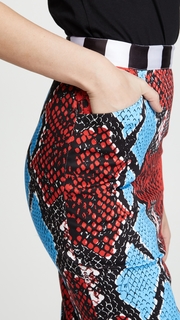 Stella Jean Snakeskin Print Skirt