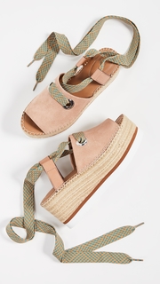See by Chloe Glyn Amber Lace Up Espadrilles