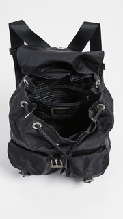What Goes Around Comes Around Prada Black Nylon Backpack
