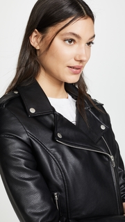 BB Dakota Beverly Thrills Faux Leather Jacket