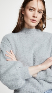 Line & Dot Fuzzy Alder Sweater