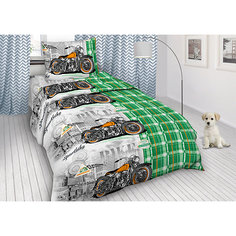 Постельное белье 1,5сп Letto Спортбайк
