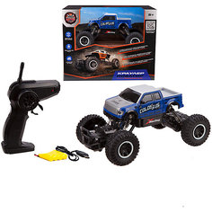 Радиоуправляемая машина Пламенный мотор Краулер "Новатор", сине-белый