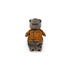 Мягкая игрушка Budi Basa Кот Басик в куртке-косухе, 19 см