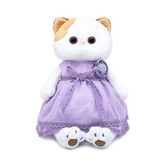 Мягкая игрушка Budi Basa Кошечка Ли-Ли в лавандовом платье, 24 см