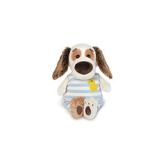Мягкая игрушка Budi Basa Собака Бартоломей Baby в комбинезоне, 19 см