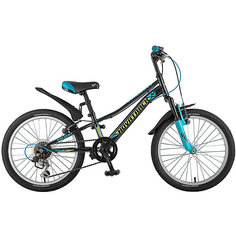 Велосипед Novatrack Valiant 20", черный