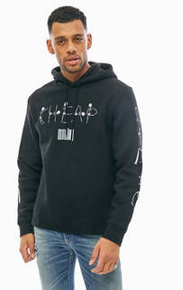 Толстовка черного цвета с капюшоном Cheap Monday