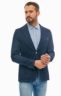 Пиджак из денима с карманами United Colors of Benetton