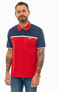 Красная хлопковая футболка поло Levis®