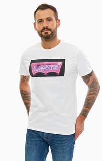 Хлопковая футболка с принтом Levis®