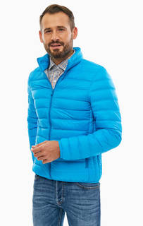 Легкий пуховик на молнии со скрытым капюшоном United Colors of Benetton