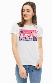 Хлопковая футболка с ярким принтом Levis®