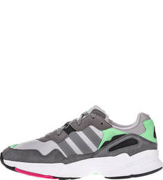 Серые текстильные кроссовки Yung-96 Adidas Originals