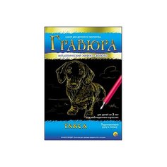 Гравюра Рыжий кот Такса в