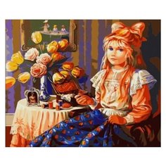 Рыжий кот Картина по номерам