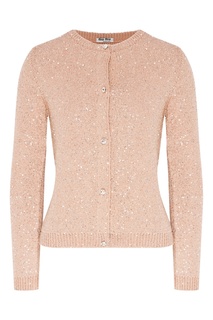 Кардиган с блестками Miu Miu