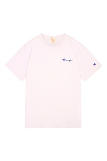 Розовая футболка с логотипом Champion