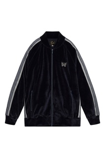 Бархатная олимпийка с вышивкой Needles