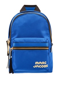 Синий рюкзак с логотипом Marc Jacobs