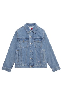Джинсовая куртка с логотипом на спине Tommy Jeans