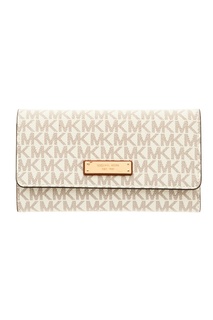 Белый кошелек Money Pieces с монограммами Michael Michael Kors