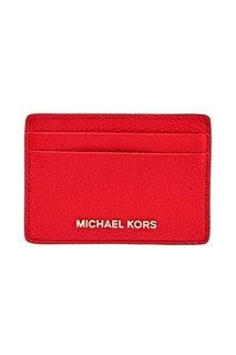 Красная визитница Money Pieces Michael Michael Kors