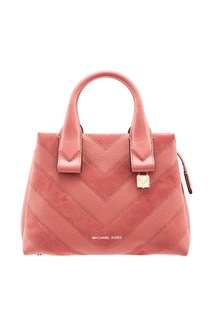 Розовая кожаная сумка Rollins Michael Michael Kors