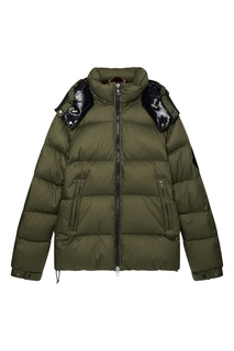 Куртка-пуховик цвета хаки Bernier Moncler