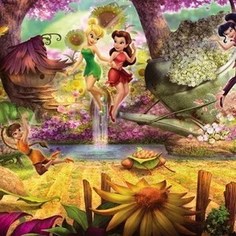 Фотообои Disney Fairies Forest (3,68х1,27 м)