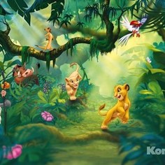 Фотообои Disney Lion King Jungle (3,68х2,54 м)