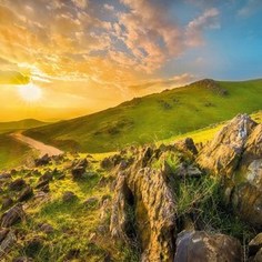 Фотообои Komar Mountain Morning 368 х 254см. (8-525)