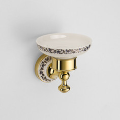 Мыльница керамика Schein Saine Gold (7053004VF) золото