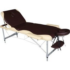 Массажный стол DFC Nirvana elegant pro, (алюминиевые ножки, коричнево-бежевый)