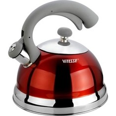 Чайник со свистком 2.5 л Vitesse Lishan (VS-1116 Красный)