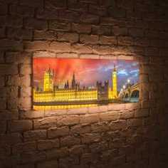 FotonioBox Лайтбокс панорамный Лондон 35x105-p003