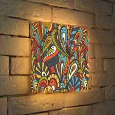 FotonioBox Лайтбокс Арт деко 2 25x25-018