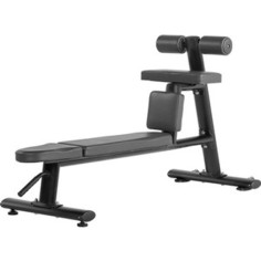 Скамья для скручиваний горизонтальная Bronze Gym H-035 (черный)