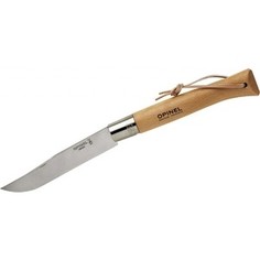 Нож складной Opinel №13 VRI Tradition Inox с темляком в индивидуальной упаковке (нержавеющая сталь, рукоять бук, длина клинка 22 см)