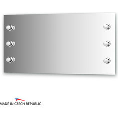 Зеркало Ellux Rondo 120х60 см, с 6-ю светильниками 240 W (RON-A6 9004)