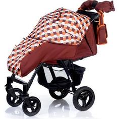 Kоляска прогулочная BabyHit Travel Air Brown-Orange Коричневый с оранжевым
