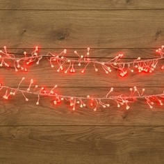 Neon-Night Гирлянда Мишура LED 3 м прозрачный ПВХ, 288 диодов, цвет красный