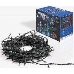 Neon-Night Гирлянда Твинкл Лайт 15 м, темно-зеленый ПВХ, 120 LED, цвет синий
